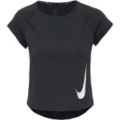 Nike Tempo Swoosh Run Top - Black - L