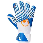 Uhlsport Maalivahdin Hanskat Fangmaschine Soft Advanced - Valkoinen/sininen/oranssi, koko 4