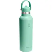 Hydroflask 21 Oz Standard Flex Straw Cap Pullo vihreä