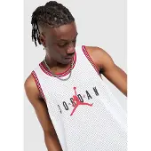 Jordan Basketball Vest - Mens, valkoinen