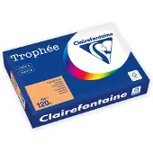 Clairefontaine Farvet papir Trophée, A4, 120g, oranssi 1205, pakkaus 250 ark