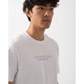 Armani Exchange for man. XM001280AF10361U0002 Regular T-shirt with white logo (S), Casual, Cotton, Short sleeve