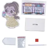 Craft Buddy DISNEY PRINCESS Kristallimaalaussetti Belle-hahmo
