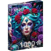 Enjoy Puzzle ENJOY Gothic Flowers Portrait 1000p palapeli