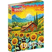 Enjoy Puzzle ENJOY Sunflower House 1000p palapeli