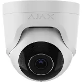 Ajax Videovalvontakamera TurretCam 8Mpix DOME IP -kamera, 4 mm, valkoinen