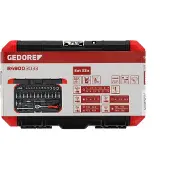 Gedore socket wrench set 1/4", 33 pieces