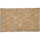 Dixie Elin matto Honey comb natural, 90×150 cm
