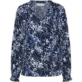 Cream Crtiah Boho Blouse - Navy - 40
