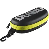 Arena Uimalasikotelo - Black/Hopea/Fluo Yellow - - OneSize - Uimalasit