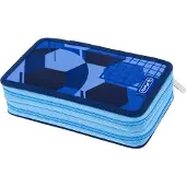 Herlitz 400205859, Pehmeä lyijykynäkotelo, Polyesteri, Sininen, Kuva, Sisätila, Poika/tyttö