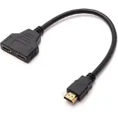 NÖRDIC HDMI jakaja 1–2, tarkkuus 1080p, 10 cm kaapeli
