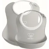 BabyBjörn Ruokalappusetti 2-Pack, Harmaa