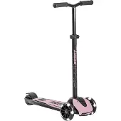 Scoot & Ride Trottinette highwaykick 5 led vaaleanpunainen - - Musta - Muovi - Alkaen 5 vuotta
