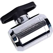 Alphacool Eiszapfen 2-suuntainen palloventtiili, G1/4, hopea/musta