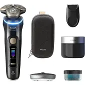 Philips i9000 Prestige Ultra XP9400/31 Wet & Dry -sähköparranajokone, jossa SkinIQ Pro, Parranajokone kääntyvällä päällä, musta, SkinIQ Pro, Ruostu...