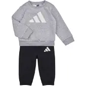 Adidas Treenipuku 'Essentials' harmaa / musta / valkoinen