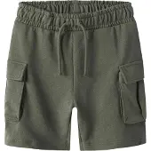 Name it Nkmollie Cargo Shorts Unb Noos - Khaki green - 140