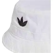 Adidas Hattu 'Adicolor Trefoil' musta / valkoinen