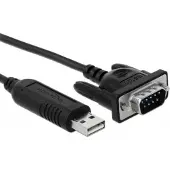 DeLOCK – USB 2.0 to serial RS-232 adapter with compact serial connector housing (66282)