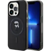 Karl Lagerfeld KLHMP15XHFCKNOK iPhone 15 Pro Max 6.7" black/black hardcase IML Ikonik MagSafe