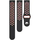Triacle Sport ranneke Fitbit Charge 3/4, musta/punainen