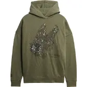 Superdry for woman. W2012463A Sweatshirt Tatto green (S), Casual, Cotton