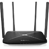 Mercusys AC12G -reititin, Wi-Fi 5, AC1200, Dual-band, musta