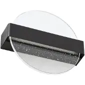 LUCANDE Led ulkoseinävalaisin Narkelo , himmennettävä, Musta, Lasi, Design