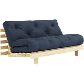 Karup Roots-futonsohva navy/mänty l 160 cm