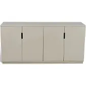 Mavis Aoko Kaappi Lasiovilla - Sivupöydät & Apupöydät Mdf Beige - 1K74B