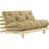 Karup Roots-futonsohva wheat beige / mänty l 140 cm
