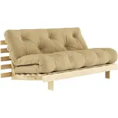 Karup Roots-futonsohva wheat beige/mänty l 160 cm