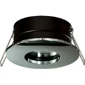 ACB Hera upotettava valaisin 82mm(70mm aukkoon) kromi LED GU10 IP54/IP20
