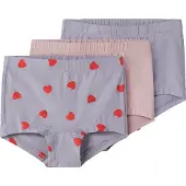 Name it Nmftights 3P Lavender Hearts Noos - Pink - 104