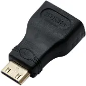 Eletra HDMI F 1.4B - HDMI Mini M adapteri, musta
