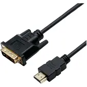 Eletra HDMI AM 1.4B - Dvi-D 1M kaapeli, musta