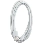Eletra USB-A - Lightning 2M kaapeli, valkoinen