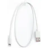 Eletra USB-A - Lightning 0,5M kaapeli, valkoinen