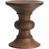 Vitra Stool-jakkara model b tumma pähkinä