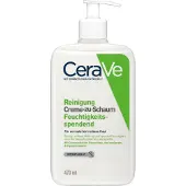 CeraVe Cleansers Hydrating Cream-to-Foam Cleanser vaahtoava puhdistusvoide normaalille ja kuivalle iholle 473 ml