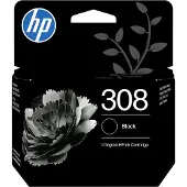 HP 308 alkuperäinen musta mustekasetti