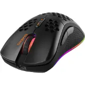 Deltaco GAM-120, Oikeakätinen, Optinen, RF Wireless + USB Type-A, 6400 DPI, musta