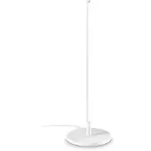 Ideal Lux Led pöytävalaisin Filo, Valkoinen/opaali, Olohuone/ruokailutila, Alumiini, Moderni