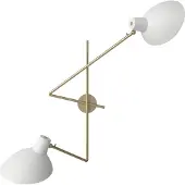 Astep - VV Cinquanta Twin Seinävalaisin Brass/White