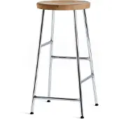 HAY Cornet baarijakkara 65 cm Oiled oak-chrome