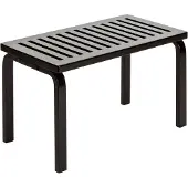 Artek Ritiläpenkki 153b maalattu musta l 73 cm