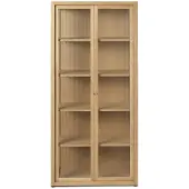 Ferm Living Reed Vitriinikaappi - Natural Oak