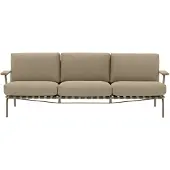 Muuto Settle 3-istuttava sohva Ribbed Weave 5 Taupe
