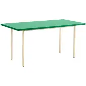 HAY Two-Colour ruokapöytä 82x160 cm Ivory-green mint